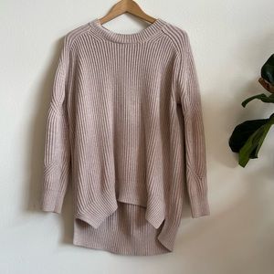 All Saints oatmeal knit sweater